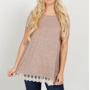 Maternity or Regular Pink Blush Top